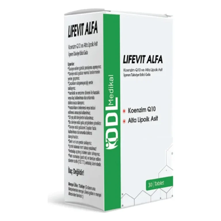 Lifevit Alfa Koenzim Q10 ve Alfa Lipoik Asit